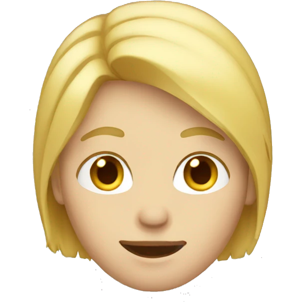Person has got blond hair emoji