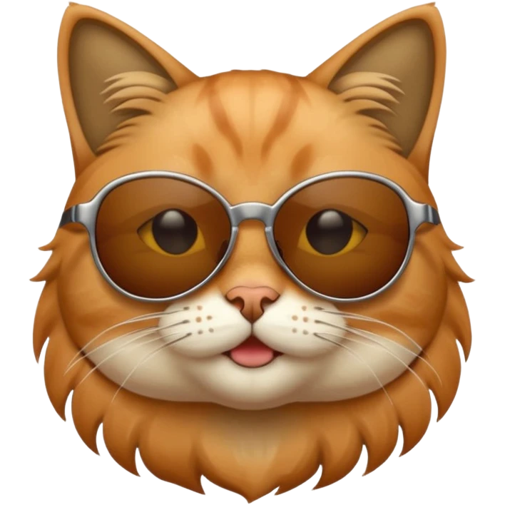 Cat wearing sunglasses emoji