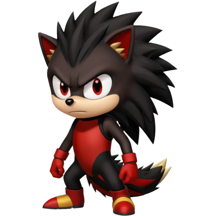 Sonic the hedgehog: Shadow the hedgehog emoji
