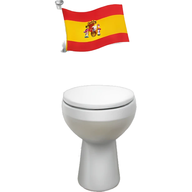 Spanish flag on wc emoji