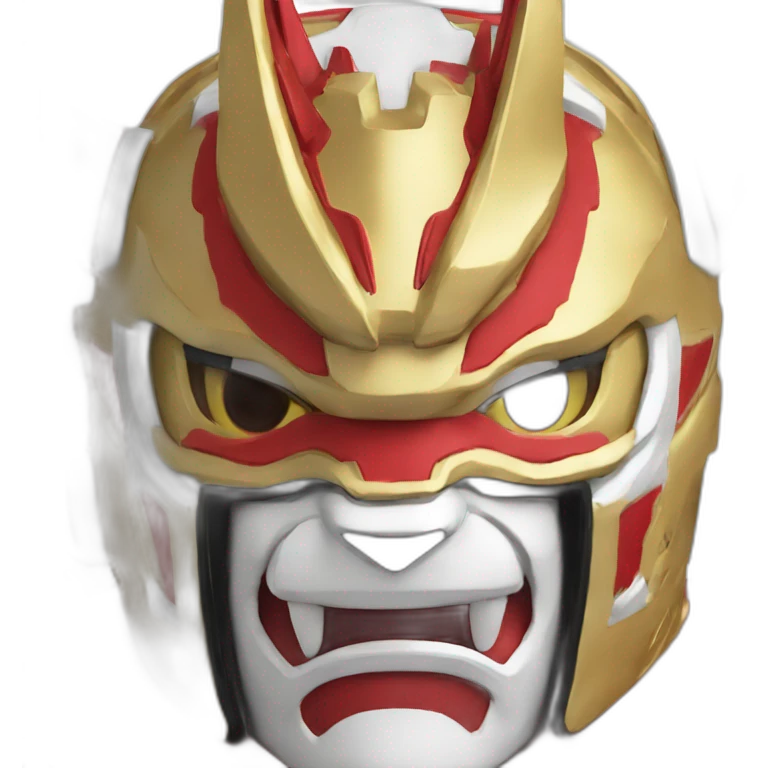 Jushin Thunder liger wrestler mask emoji
