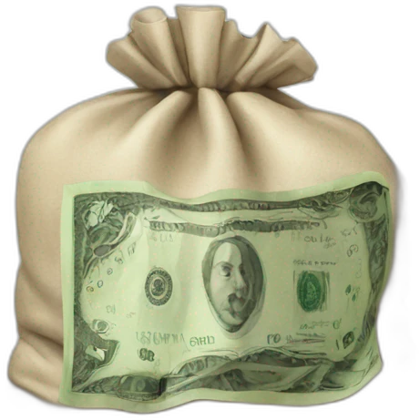a bag of money emoji