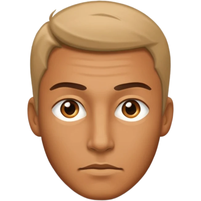 man looking with envy emoji