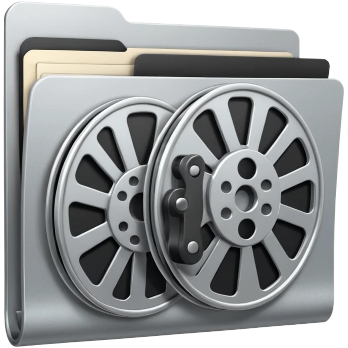 film reel folder emoji