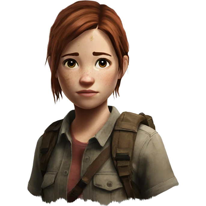 Ellie the last of us Little bit dezoom emoji