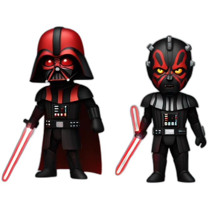 Darth vader vs Maul emoji