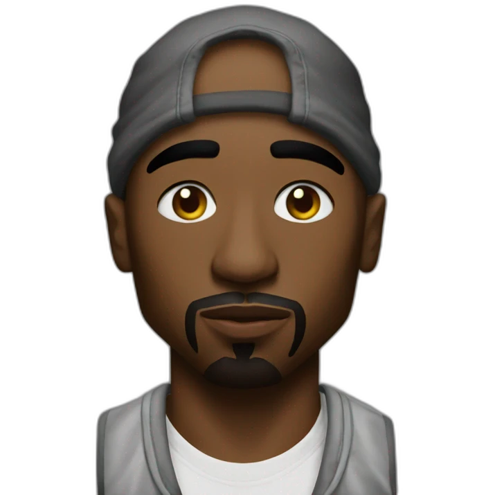 Tupac realist emoji