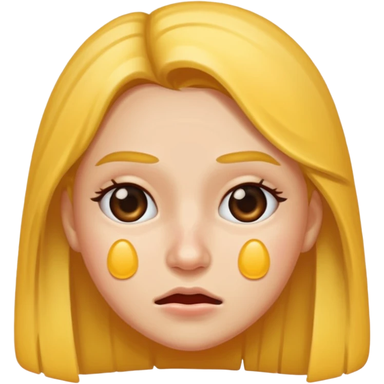 pimple faced woman emoji