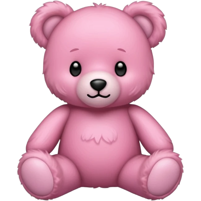 핑크색 곰돌이 emoji