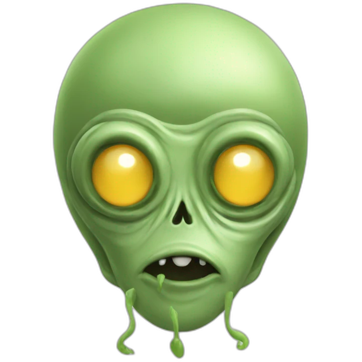 Alien with gyros emoji