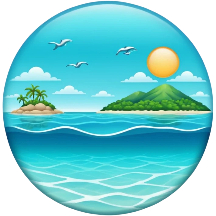 Ocean tropical emoji