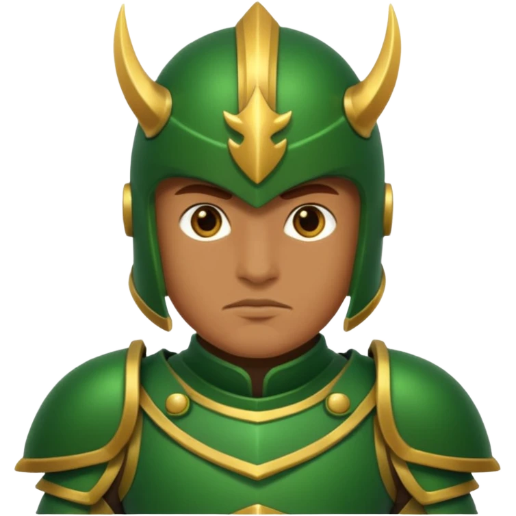 night guard with green armour emoji