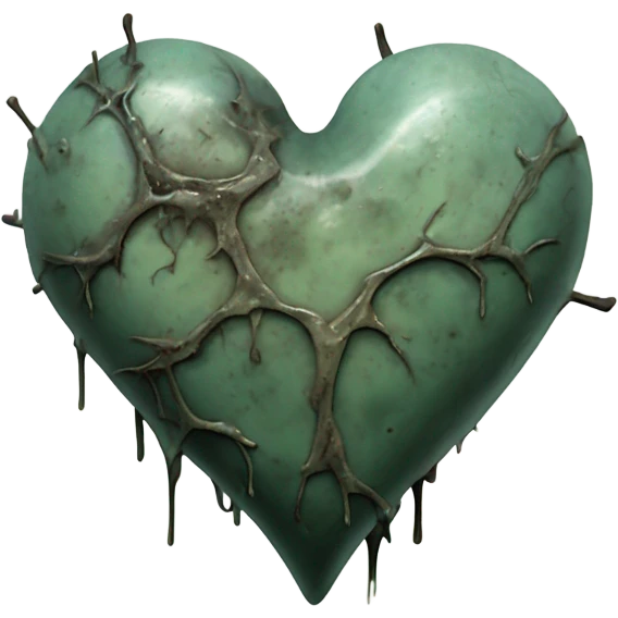 Zombie heart  emoji