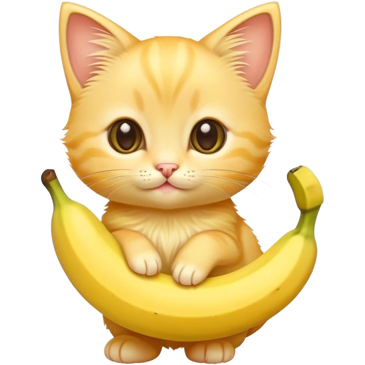 banana kitten emoji