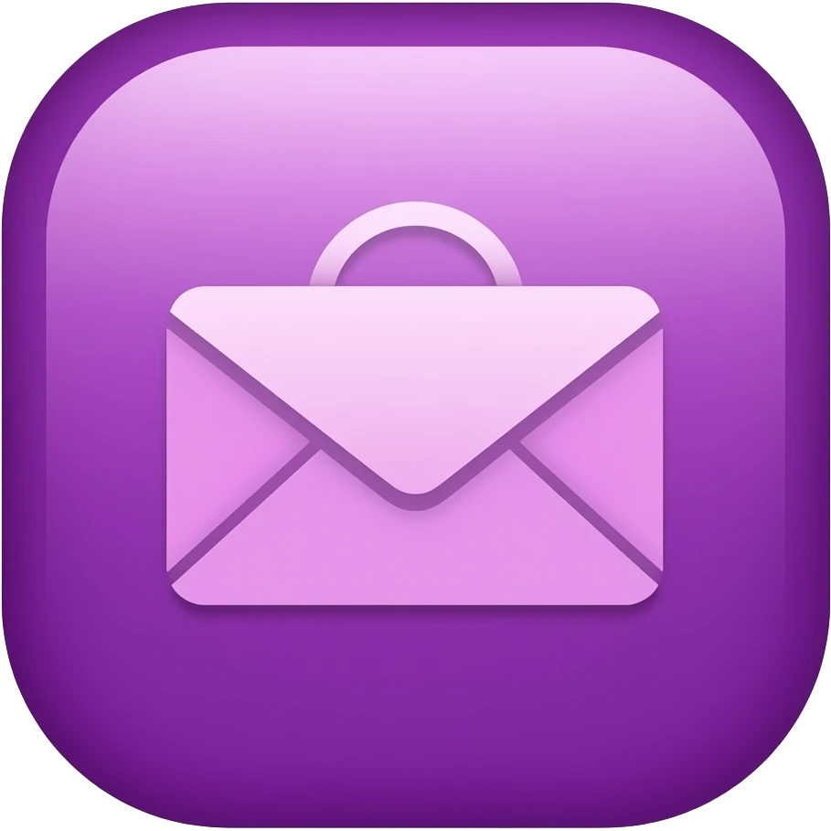 Purple and pink app icons emoji