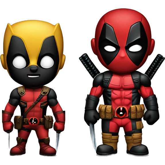 Deadpool and wolverine emoji