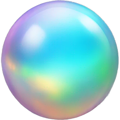 Orb of opal emoji