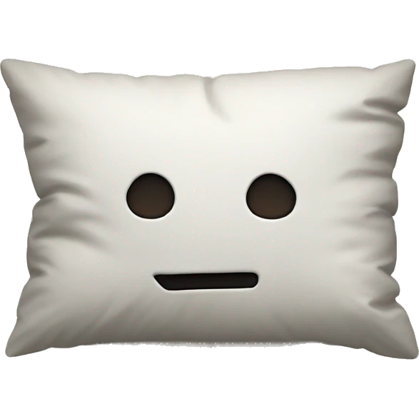 cartoon head buried in pillow emoji