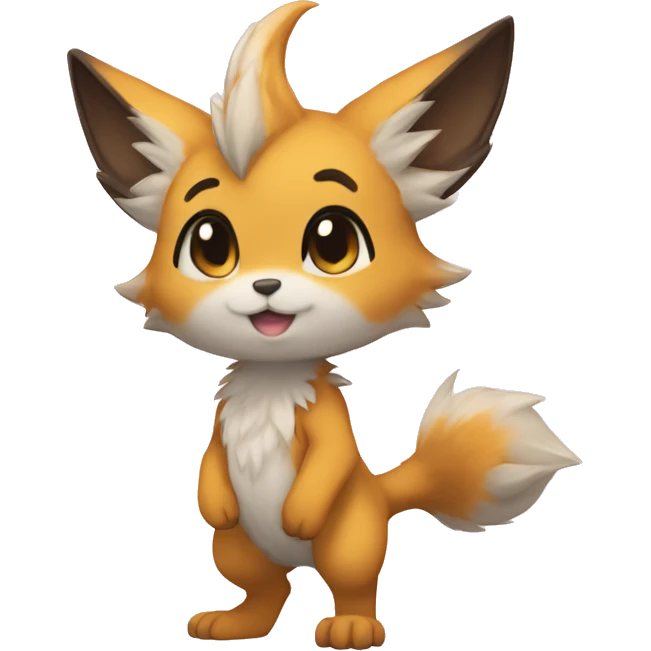 Anthro Chibi-style-Fur-Sona-Fakémon Full Body emoji