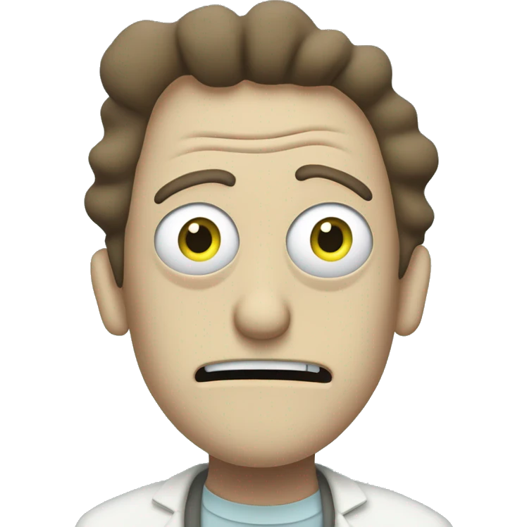 Rick and Morty sci-fi quirkiness emoji