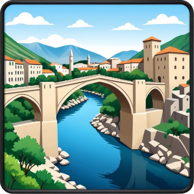 mostar bridge emoji