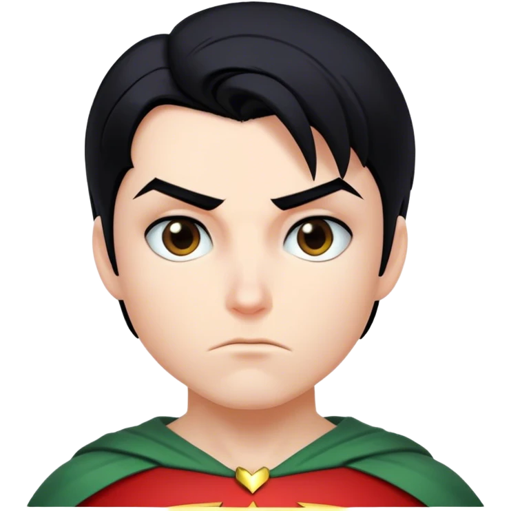 dc comics robin with black hair emoji