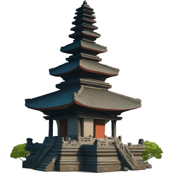 Bali temple tower emoji