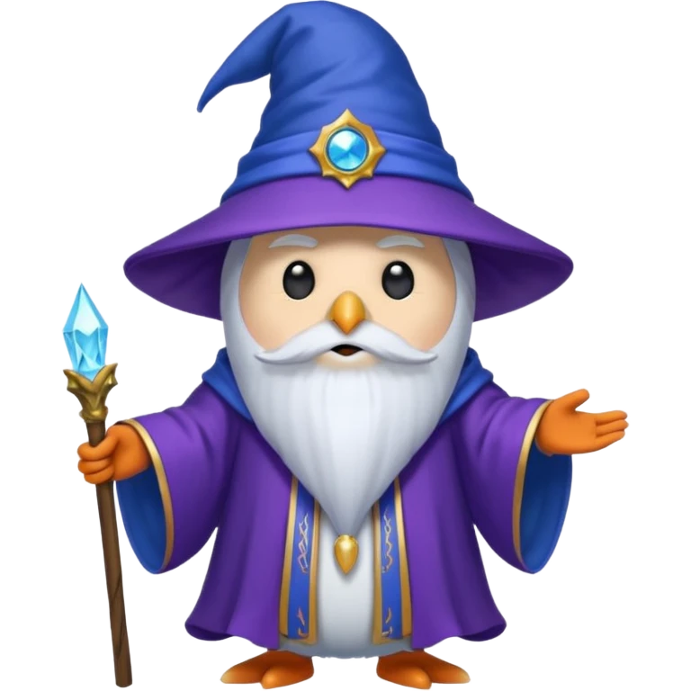 Penguin Wizard emoji