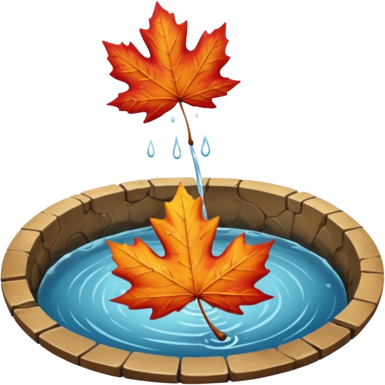 kind fällt in brunnen emoji