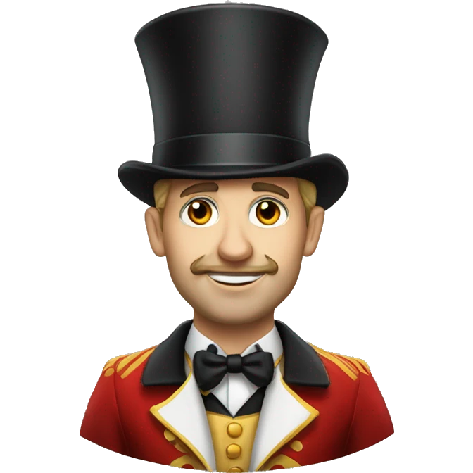 caucasian circus ringmaster emoji