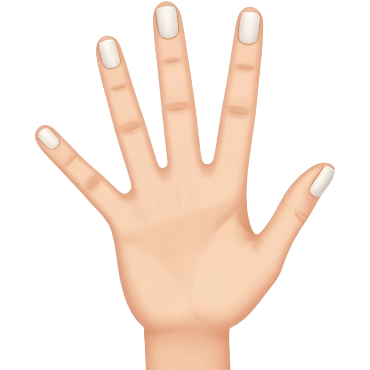 fingers forming a hashtag symbol emoji