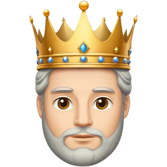 classic king emoji