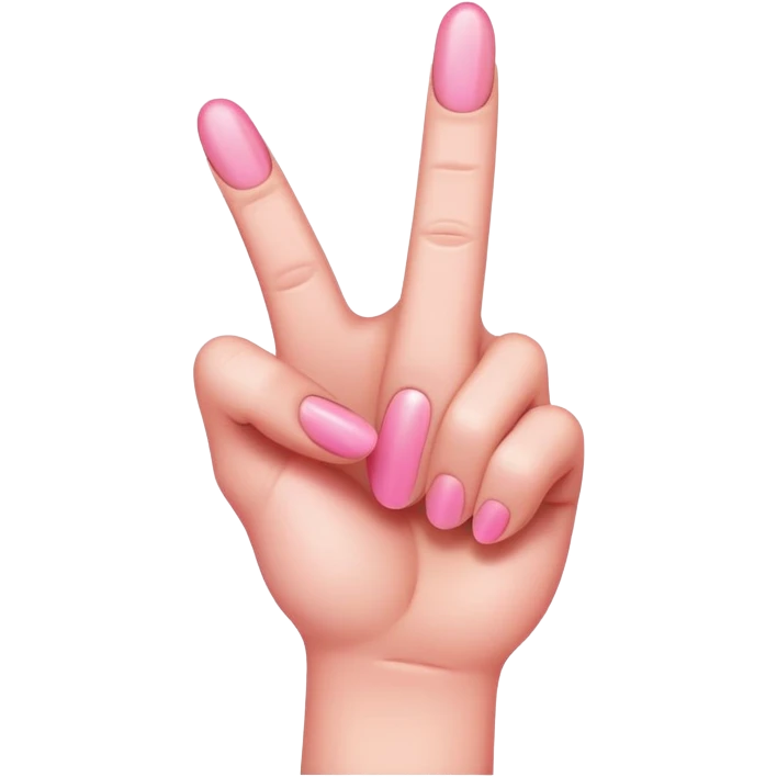 pink middle finger emoji