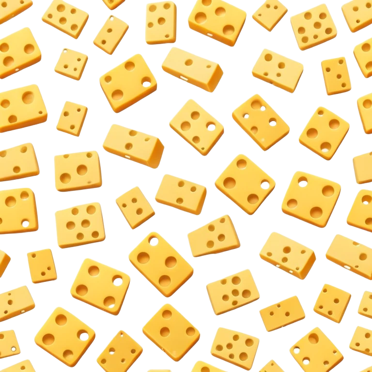 Swiss cheese with many holes emoji