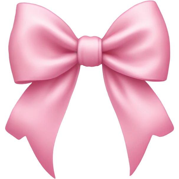 Baby pink bow emoji