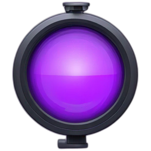 purple scope emoji