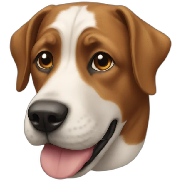 muzzle on dog face emoji