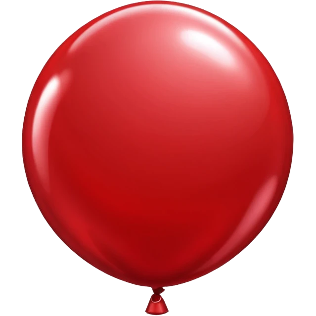 red glitter baloon chat emoji