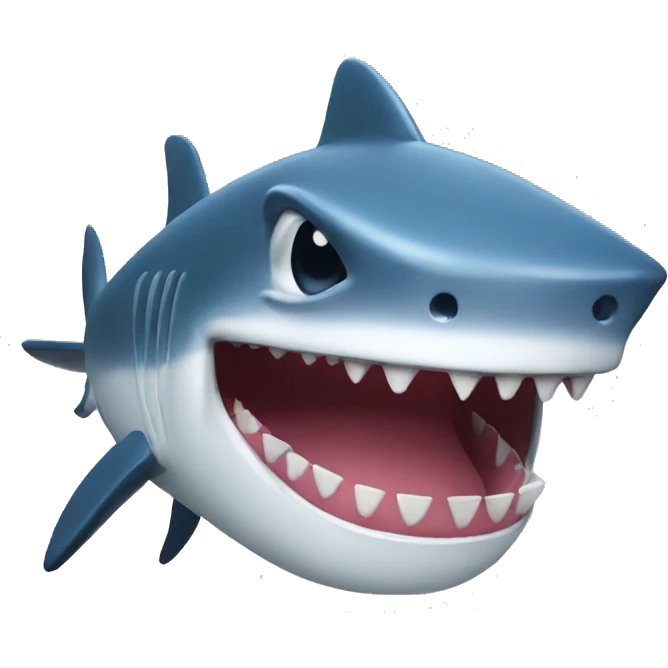 laughing sharking emoji