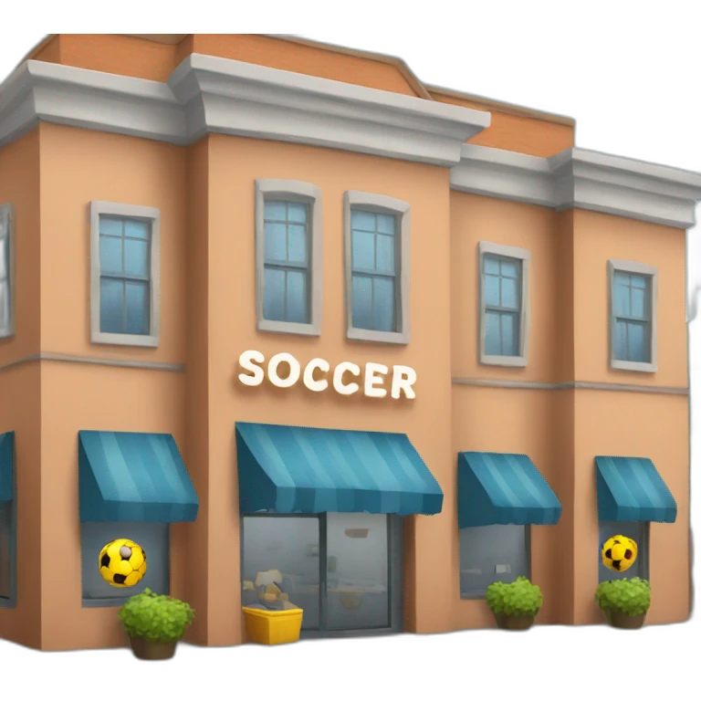 soccer shop emoji