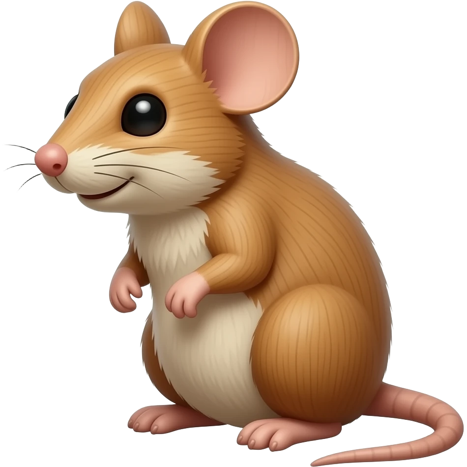 wooden mouse emoji