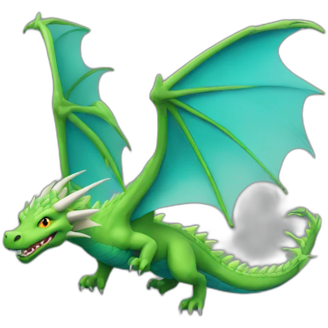 flying-dragon-spread-wings emoji