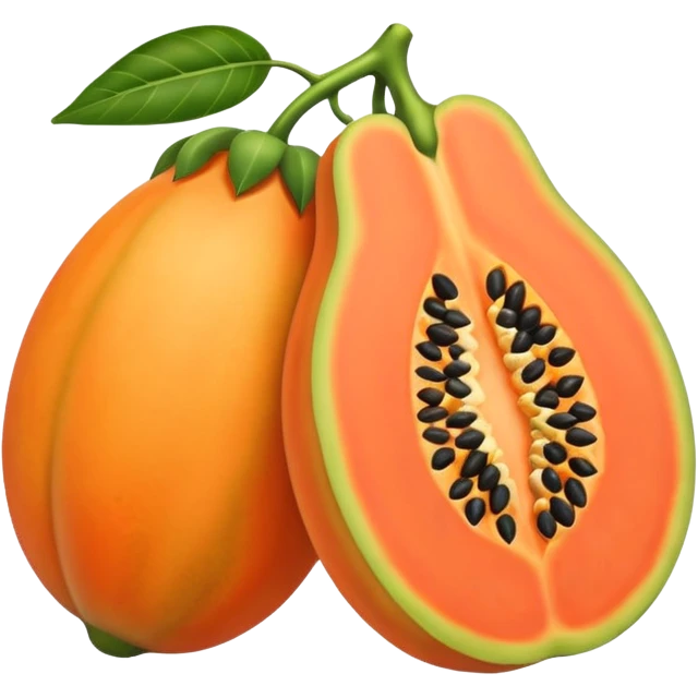 papaya emoji
