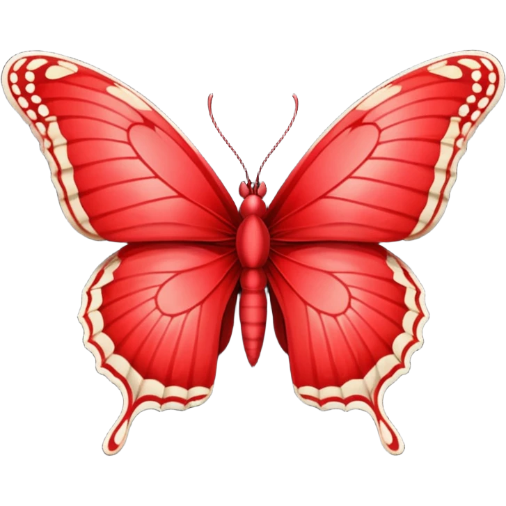 Red butterfly emoji