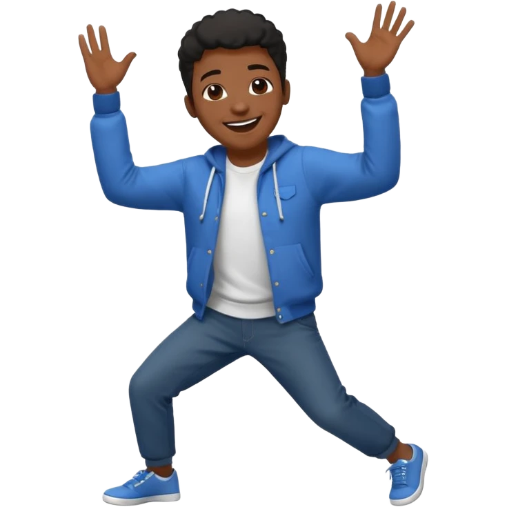 dans eden siyahi emoji