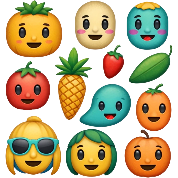 Retro Stickers  AMIGOS emoji