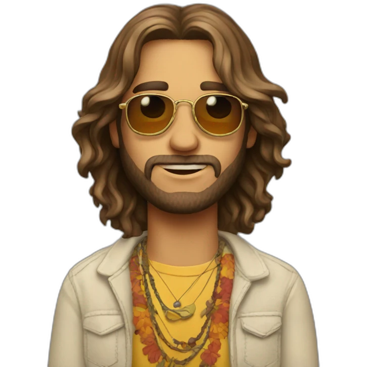 Hippie-guy emoji