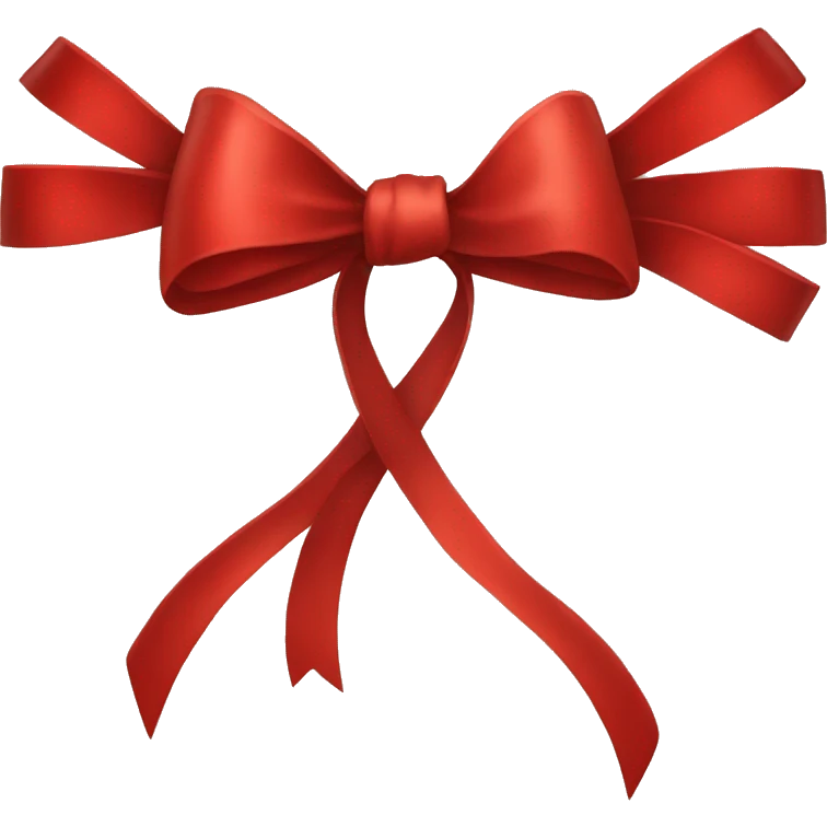 red bow emoji