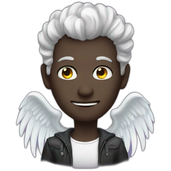 half angel half demon emoji