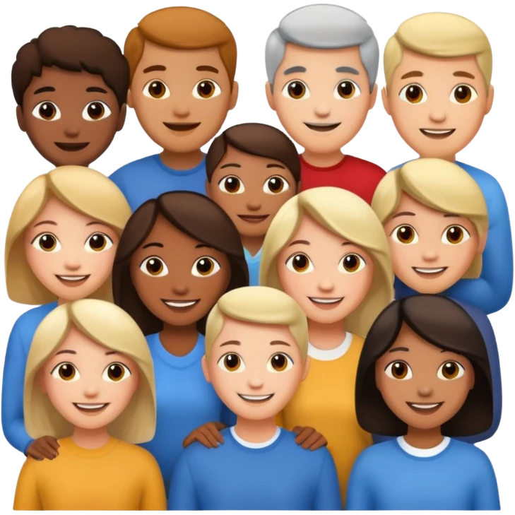 multicultural people emoji